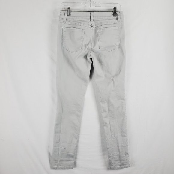 Prana Kara Jeans Size 4 27 Agave Light Gray Organic Cotton Blend - Picture 4 of 5